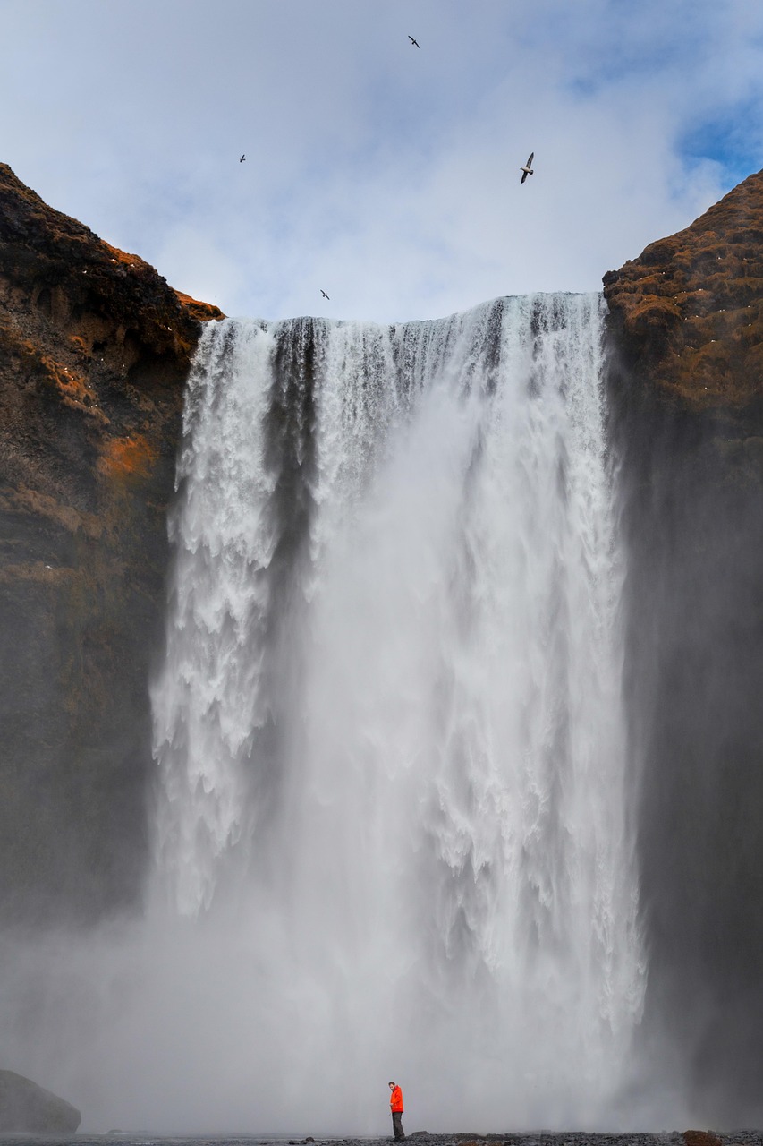 iceland, skogafoss, waterfall, outdoors, landmark, landscape, travel, nature, waterfall, waterfall, waterfall, waterfall, waterfall